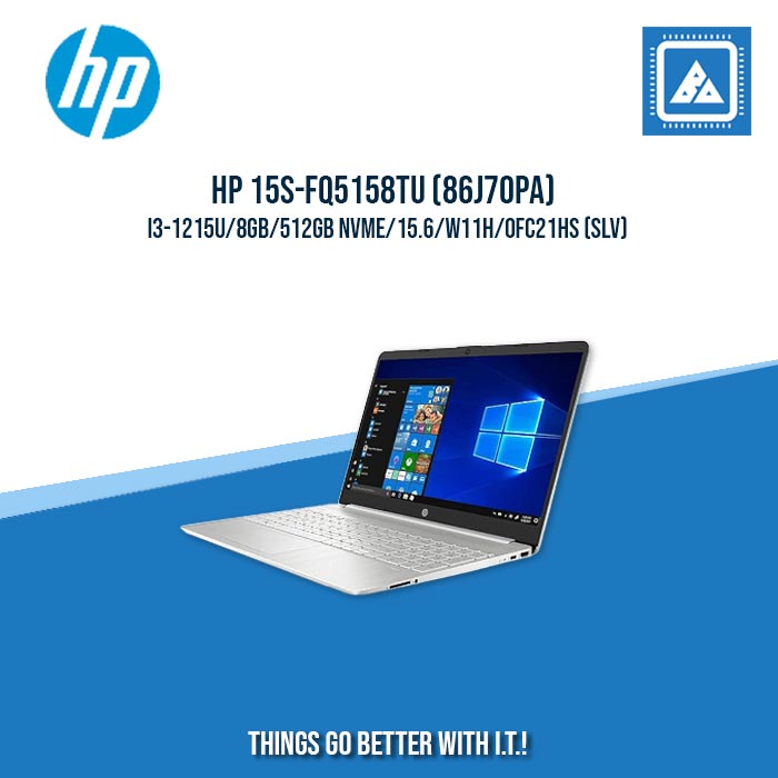 HP 15S-FQ5158TU (86J70PA) I3-1215U/8GB/512GB NVME | BEST FOR STUDENTS LAPTOP HP 15S-FQ5158TU (86J70PA) I3-1215U/8GB/512GB NVME | BEST FOR STUDENTS LAPTOP